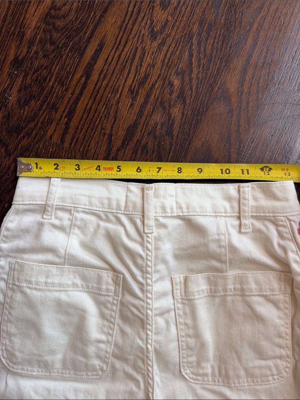 Bodrn white pants with embroidery - Picture 5 of 6